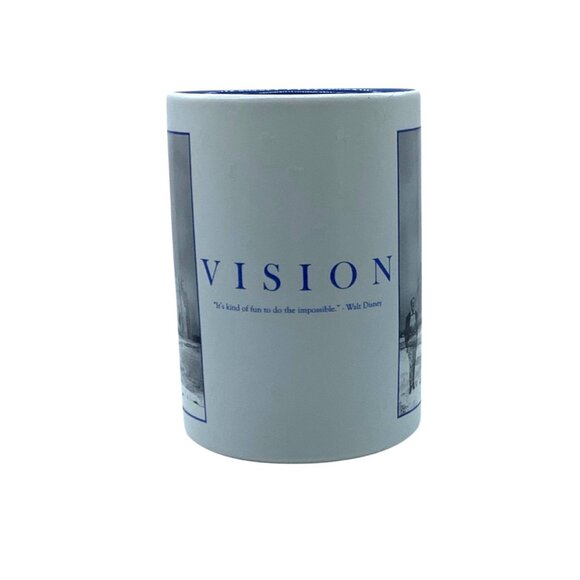 Disney Parks Vision Coffee Cup Mug With Walt Disney Quote 4.5” Cinderella Castle - Picture 4 of 8